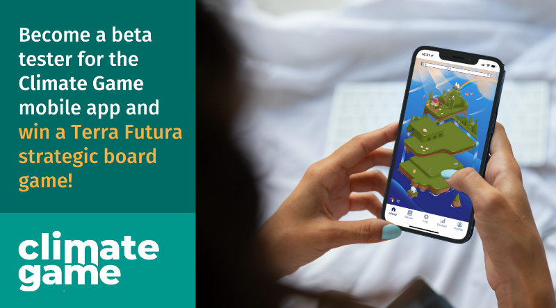 Become a beta tester for the Climate Game mobile app and win a board game!